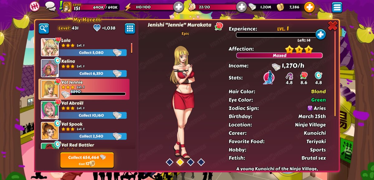 Hentai Heroes screenshot 2