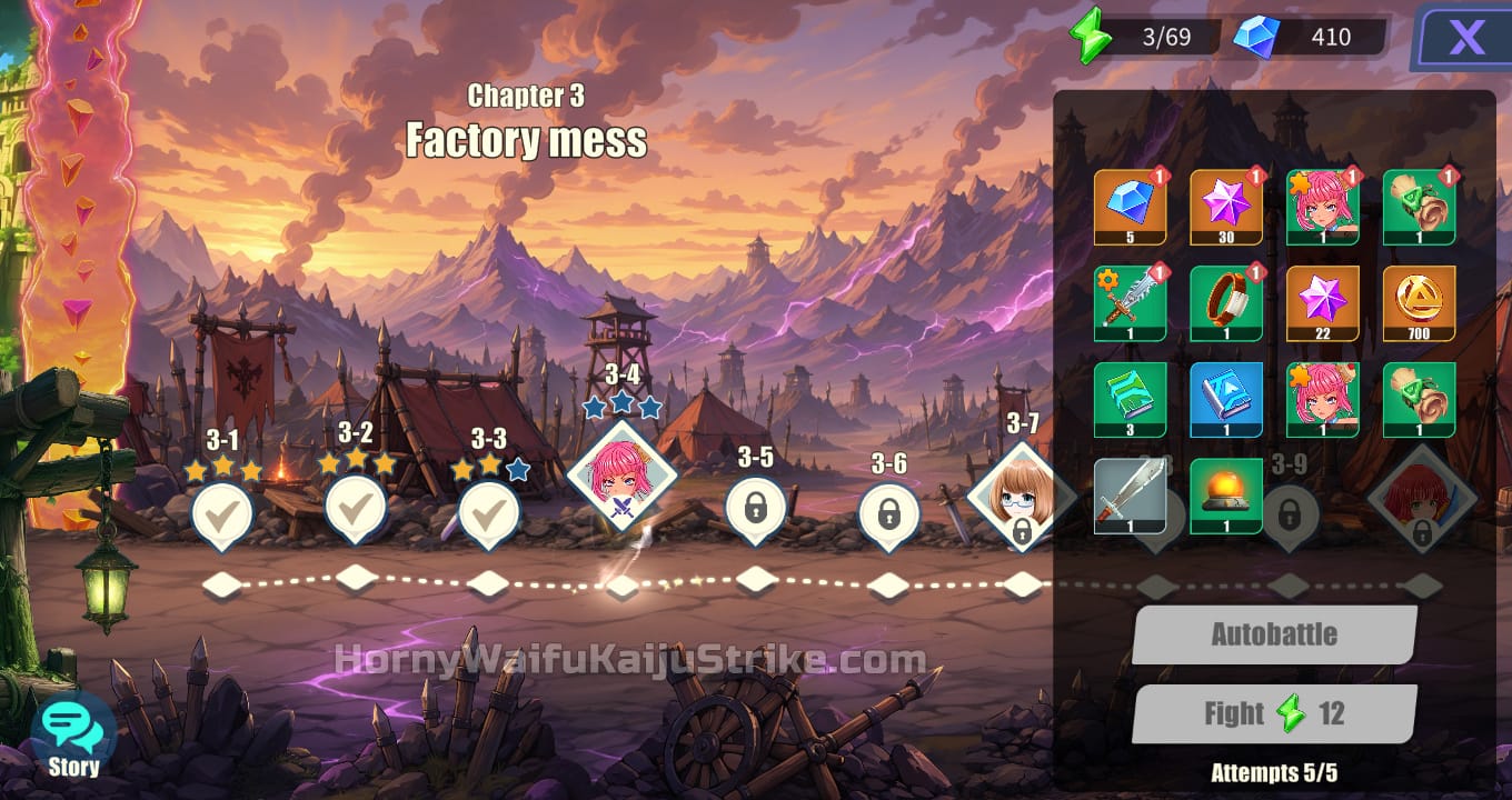 Horny Waifu: Kaiju Strike screenshot 6